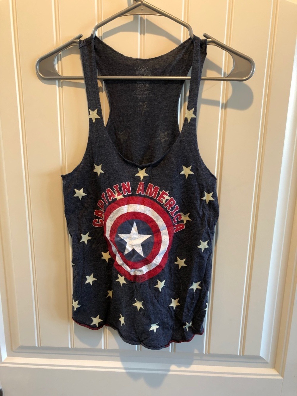 Universal Studios Marvel Captain America Womens Tank Top